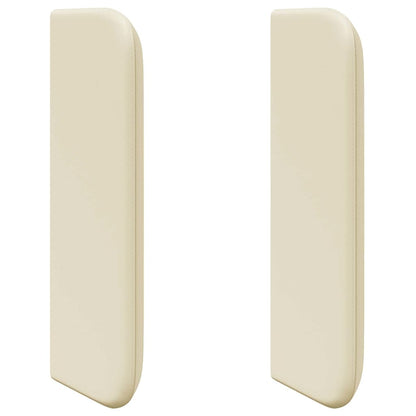 Uši Čela Postele Krémová 40,5 X 40,5 X 4 Cm Pvc