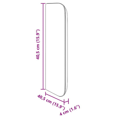Uši Čela Postele Krémová 40,5 X 40,5 X 4 Cm Pvc