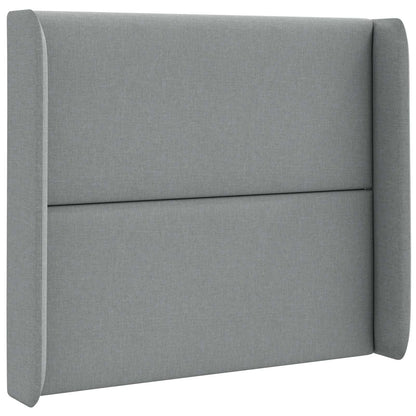 Uši Čela Postele Světle Šedá 80 X 16 X 4 Cm Textil