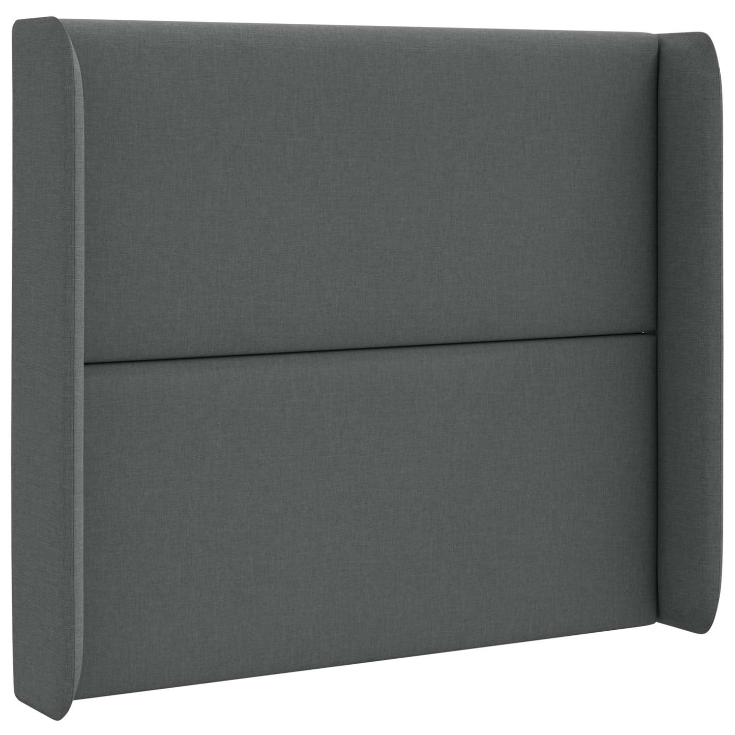 Uši Čela Postele Šedá 80 X 16 X 4 Cm Textil