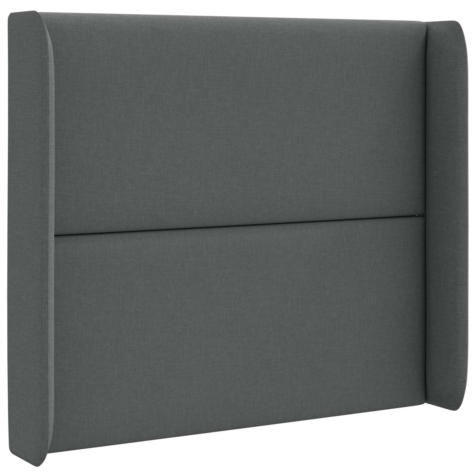 Uši Čela Postele Šedá 80 X 16 X 4 Cm Textil