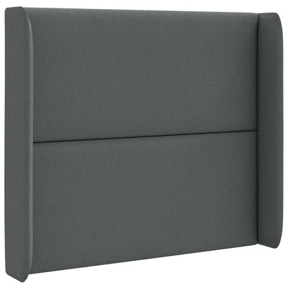 Uši Čela Postele Šedá 80 X 16 X 4 Cm Textil