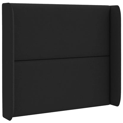 Uši Čela Postele Černá 80 X 16 X 4 Cm Textil