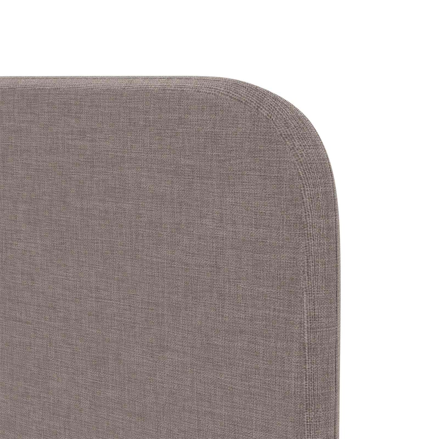 Uši Čela Postele Taupe 80 X 16 X 4 Cm Textil