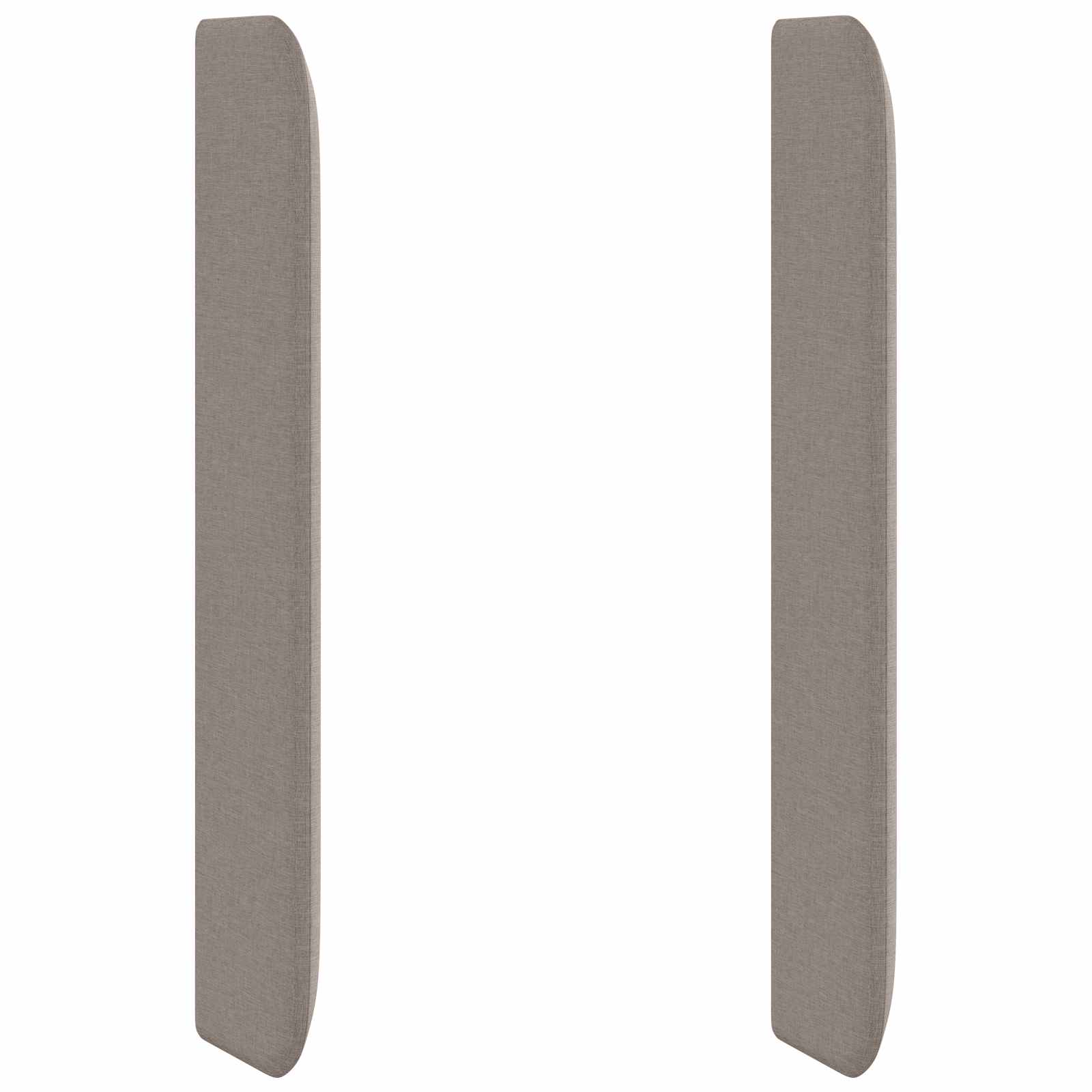 Uši Čela Postele Taupe 80 X 16 X 4 Cm Textil