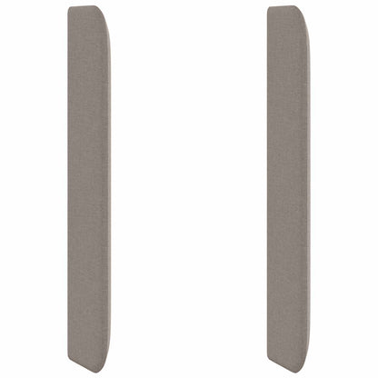 Uši Čela Postele Taupe 80 X 16 X 4 Cm Textil
