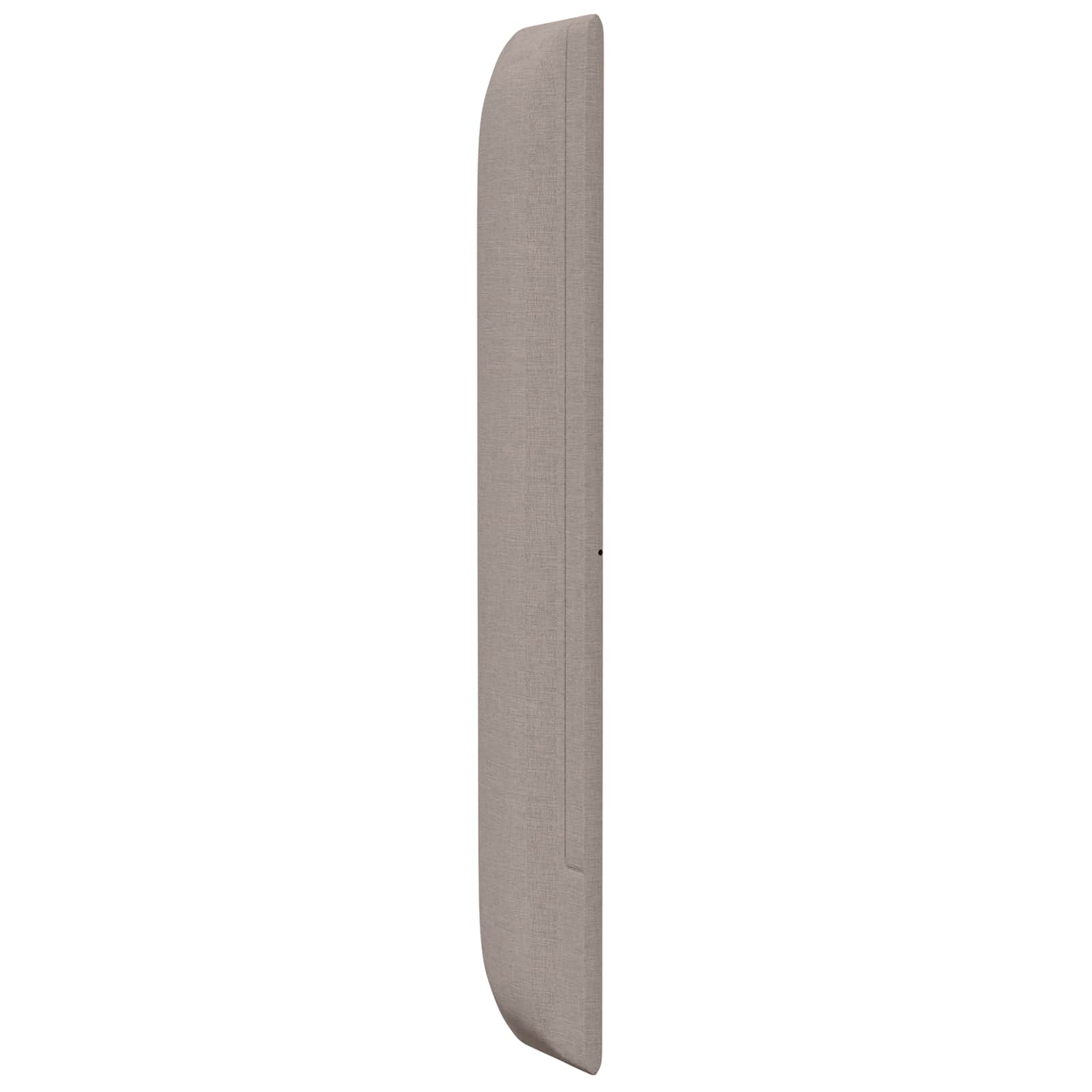 Uši Čela Postele Taupe 80 X 16 X 4 Cm Textil