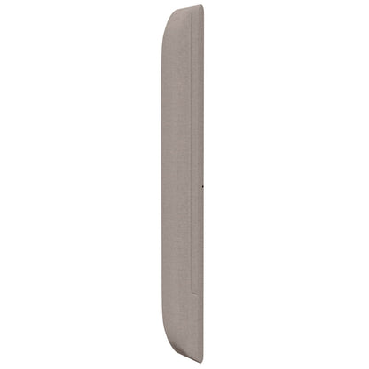 Uši Čela Postele Taupe 80 X 16 X 4 Cm Textil