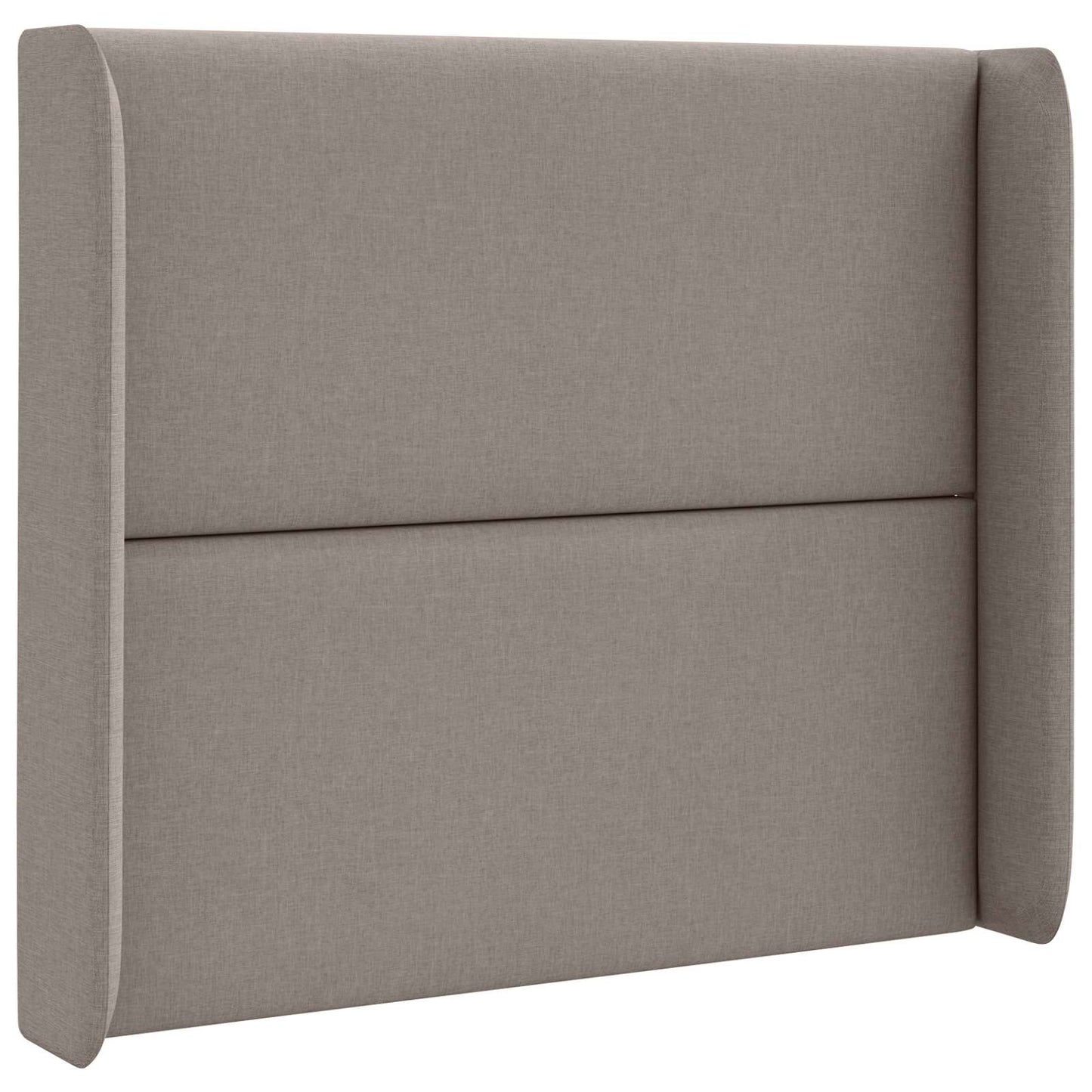 Uši Čela Postele Taupe 80 X 16 X 4 Cm Textil