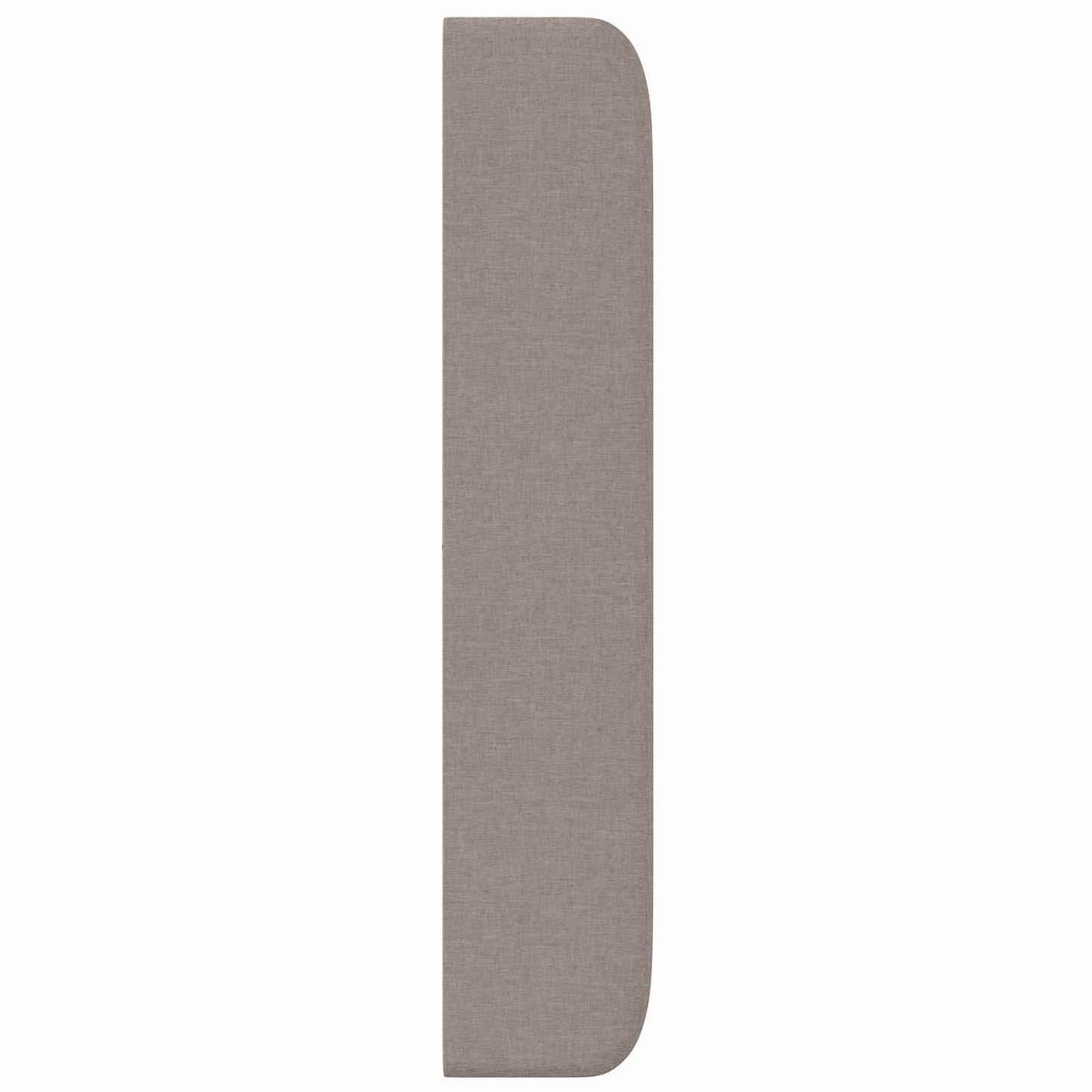 Uši Čela Postele Taupe 80 X 16 X 4 Cm Textil