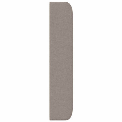 Uši Čela Postele Taupe 80 X 16 X 4 Cm Textil