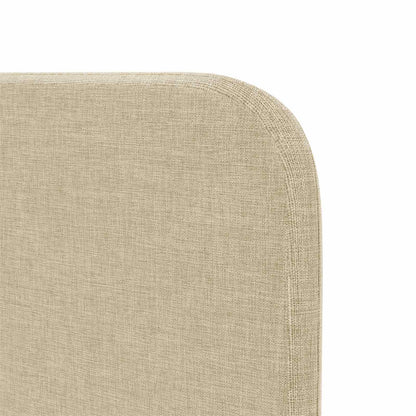 Uši Čela Postele Krémová 80 X 16 X 4 Cm Textil