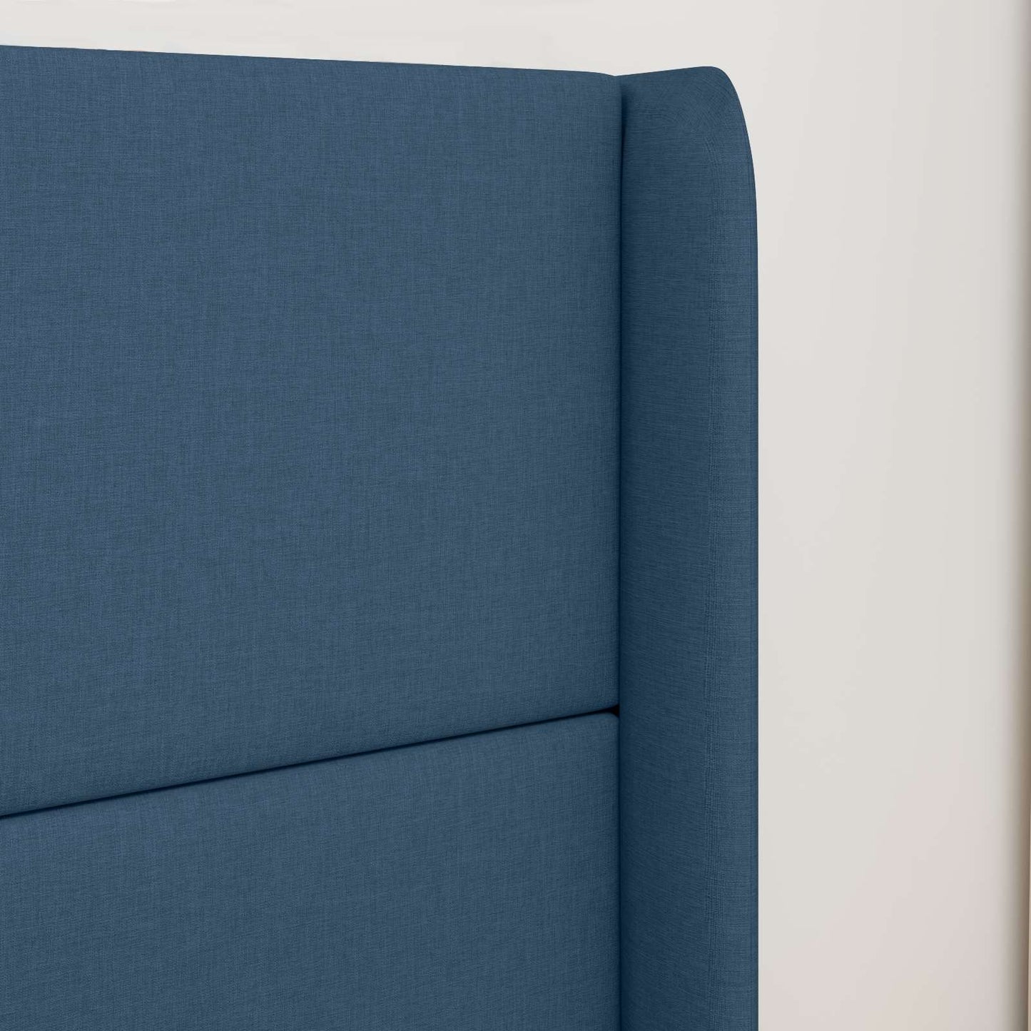 Uši Čela Postele Modrá 80 X 16 X 4 Cm Textil
