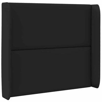 Uši Čela Postele Černá 80 X 16 X 4 Cm Pvc