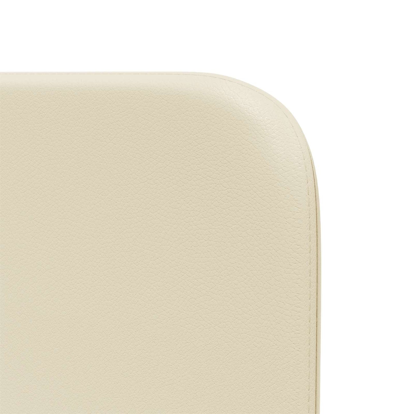 Uši Čela Postele Krémová 80 X 16 X 4 Cm Pvc