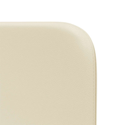 Uši Čela Postele Krémová 80 X 16 X 4 Cm Pvc