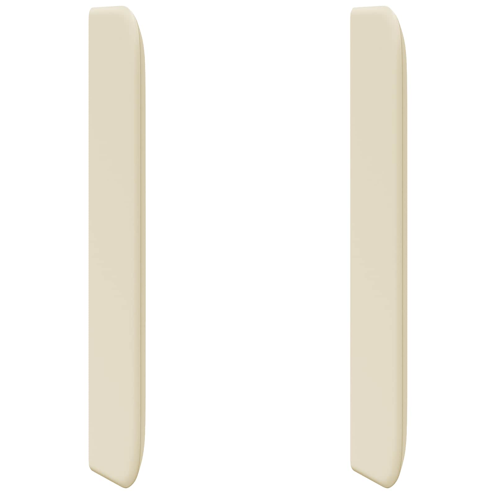 Uši Čela Postele Krémová 80 X 16 X 4 Cm Pvc