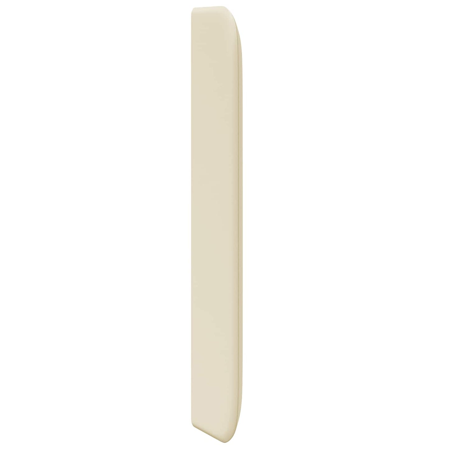 Uši Čela Postele Krémová 80 X 16 X 4 Cm Pvc