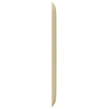 Uši Čela Postele Krémová 80 X 16 X 4 Cm Pvc
