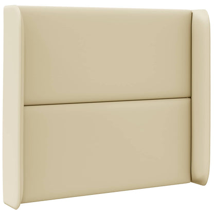 Uši Čela Postele Krémová 80 X 16 X 4 Cm Pvc