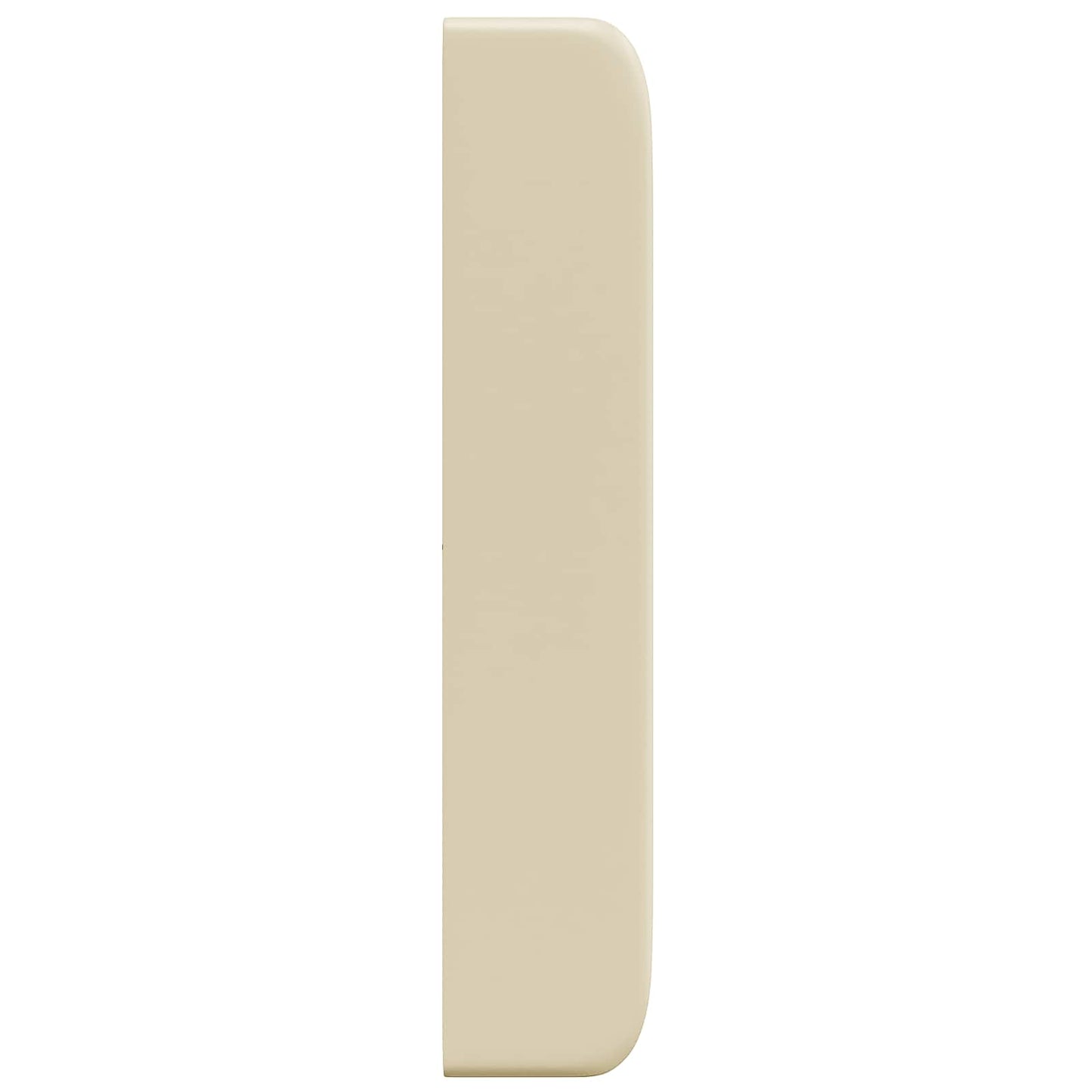 Uši Čela Postele Krémová 80 X 16 X 4 Cm Pvc