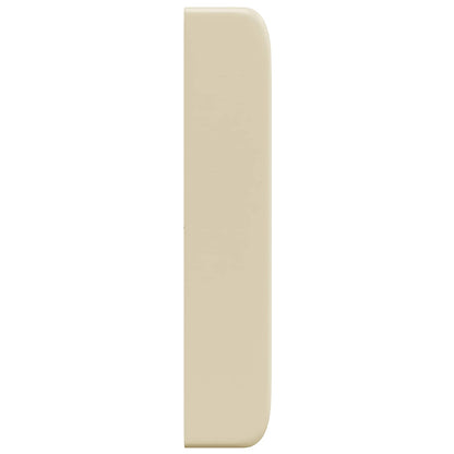 Uši Čela Postele Krémová 80 X 16 X 4 Cm Pvc