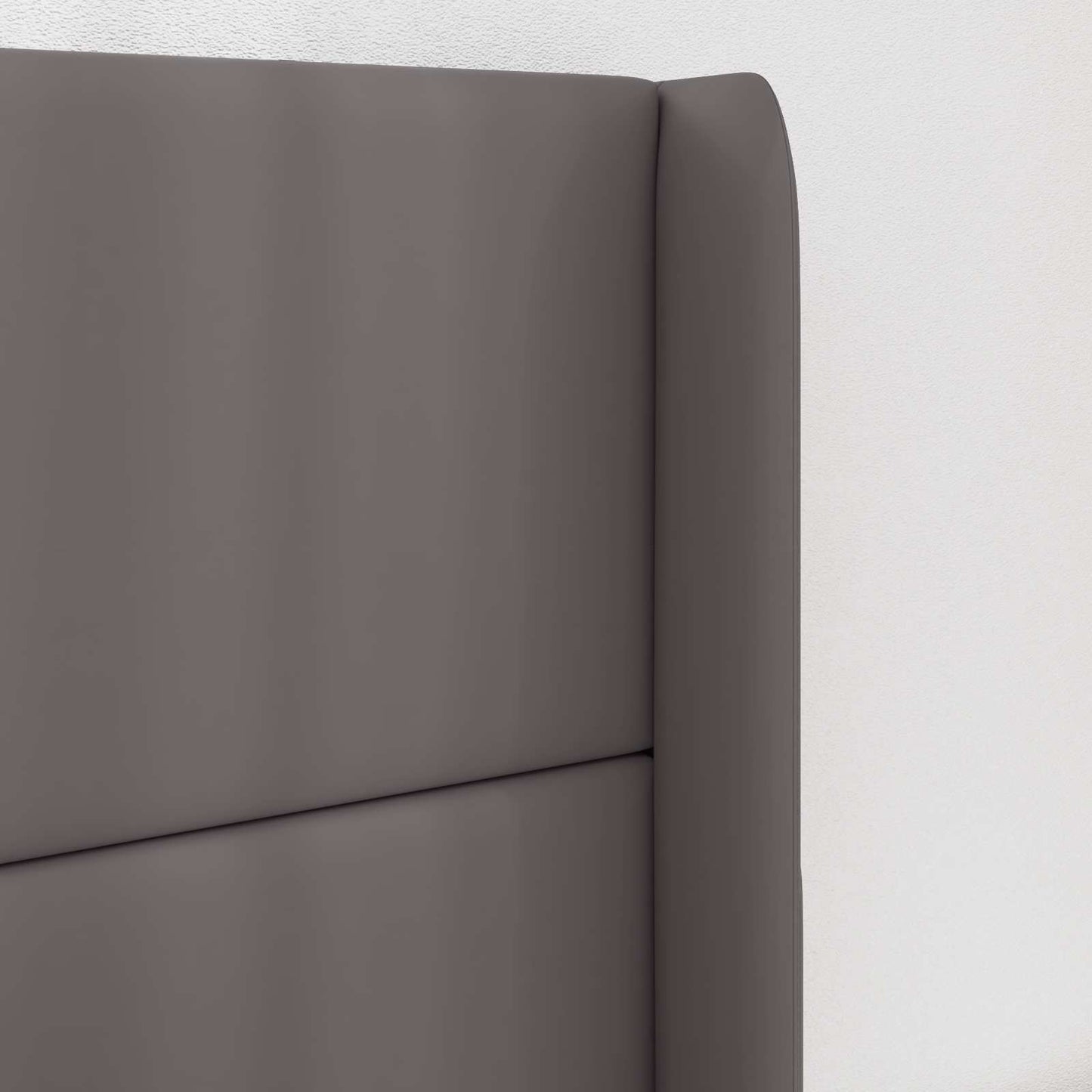 Uši Čela Postele Šedá 80 X 16 X 4 Cm Pvc