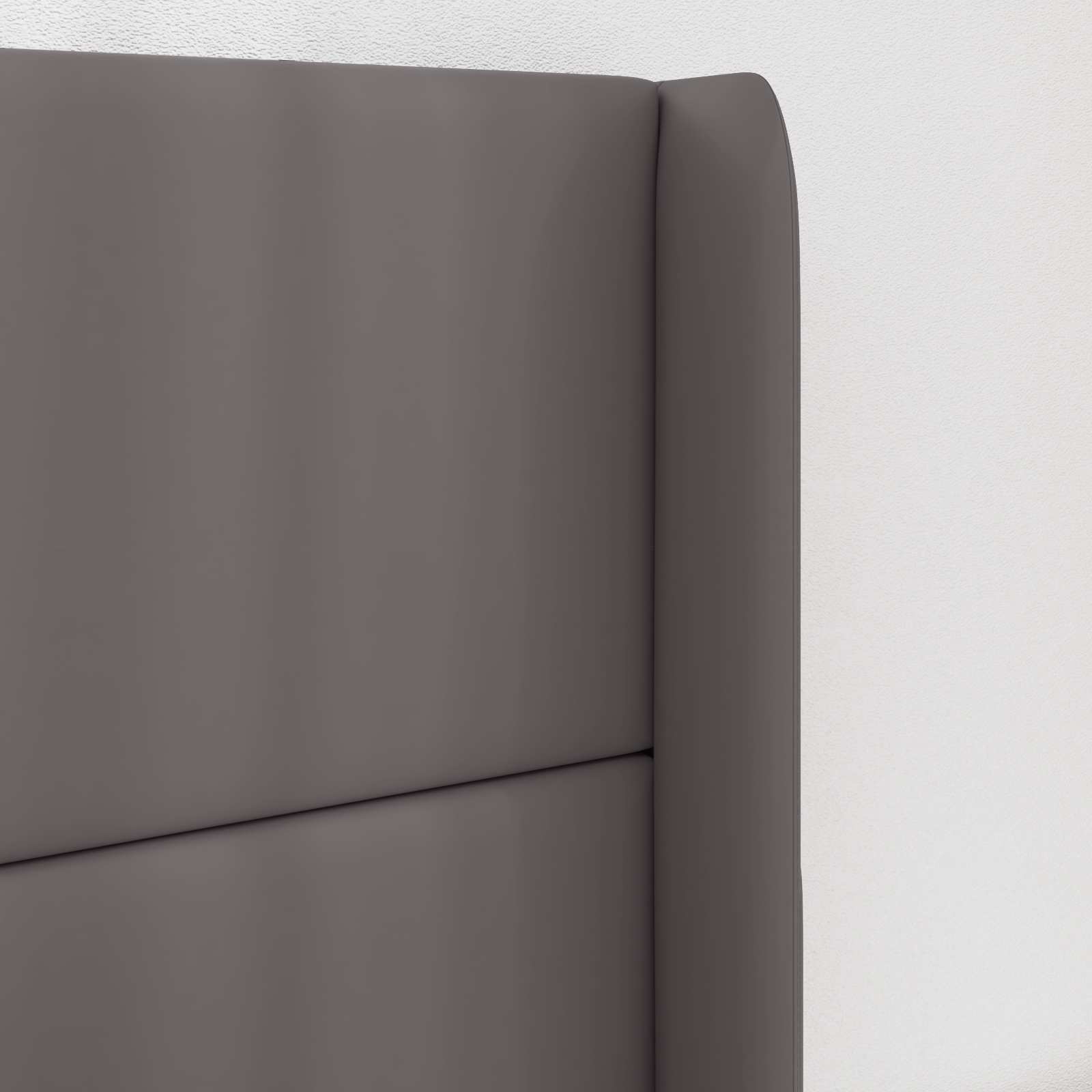 Uši Čela Postele Šedá 80 X 16 X 4 Cm Pvc