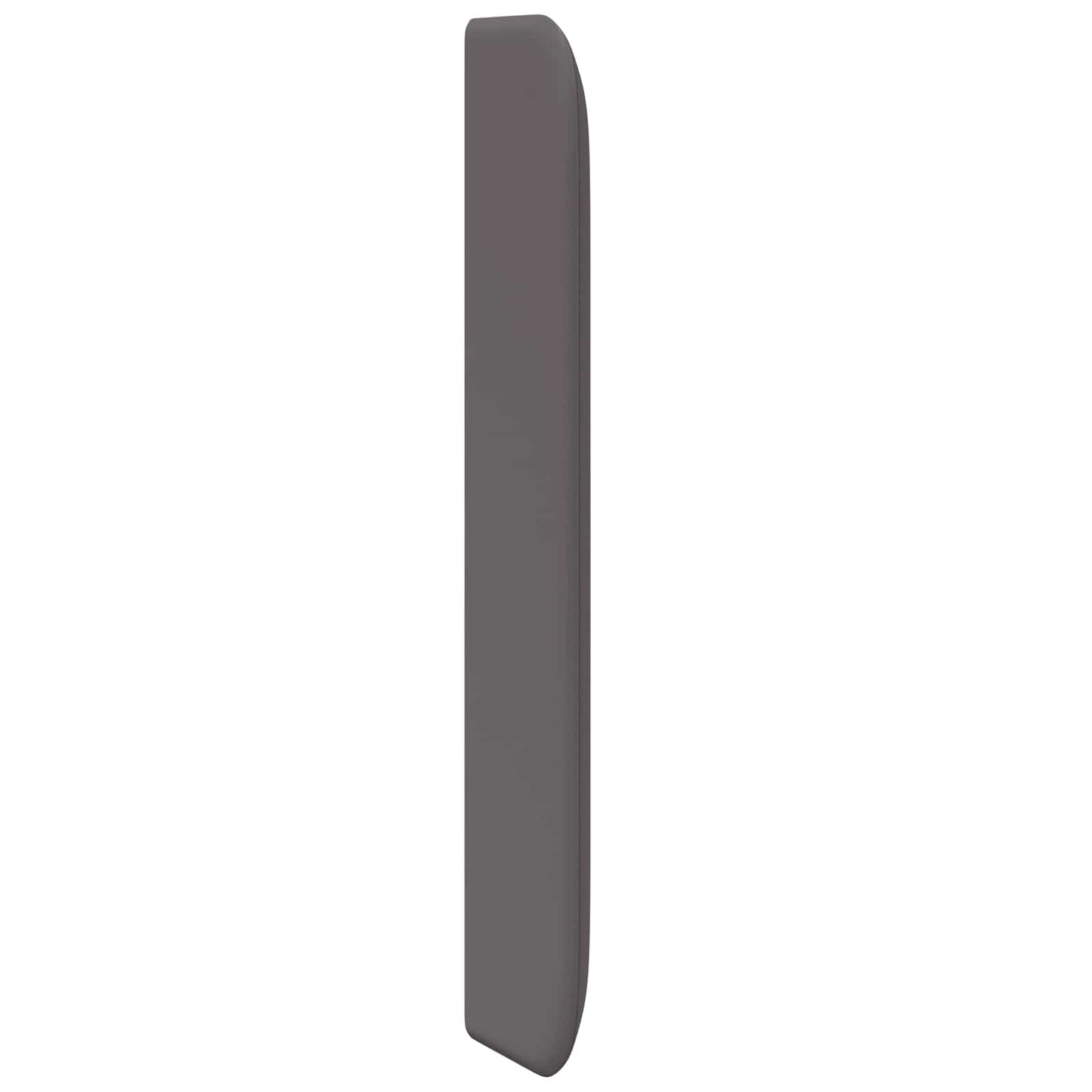 Uši Čela Postele Šedá 80 X 16 X 4 Cm Pvc