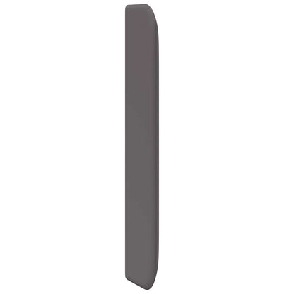 Uši Čela Postele Šedá 80 X 16 X 4 Cm Pvc
