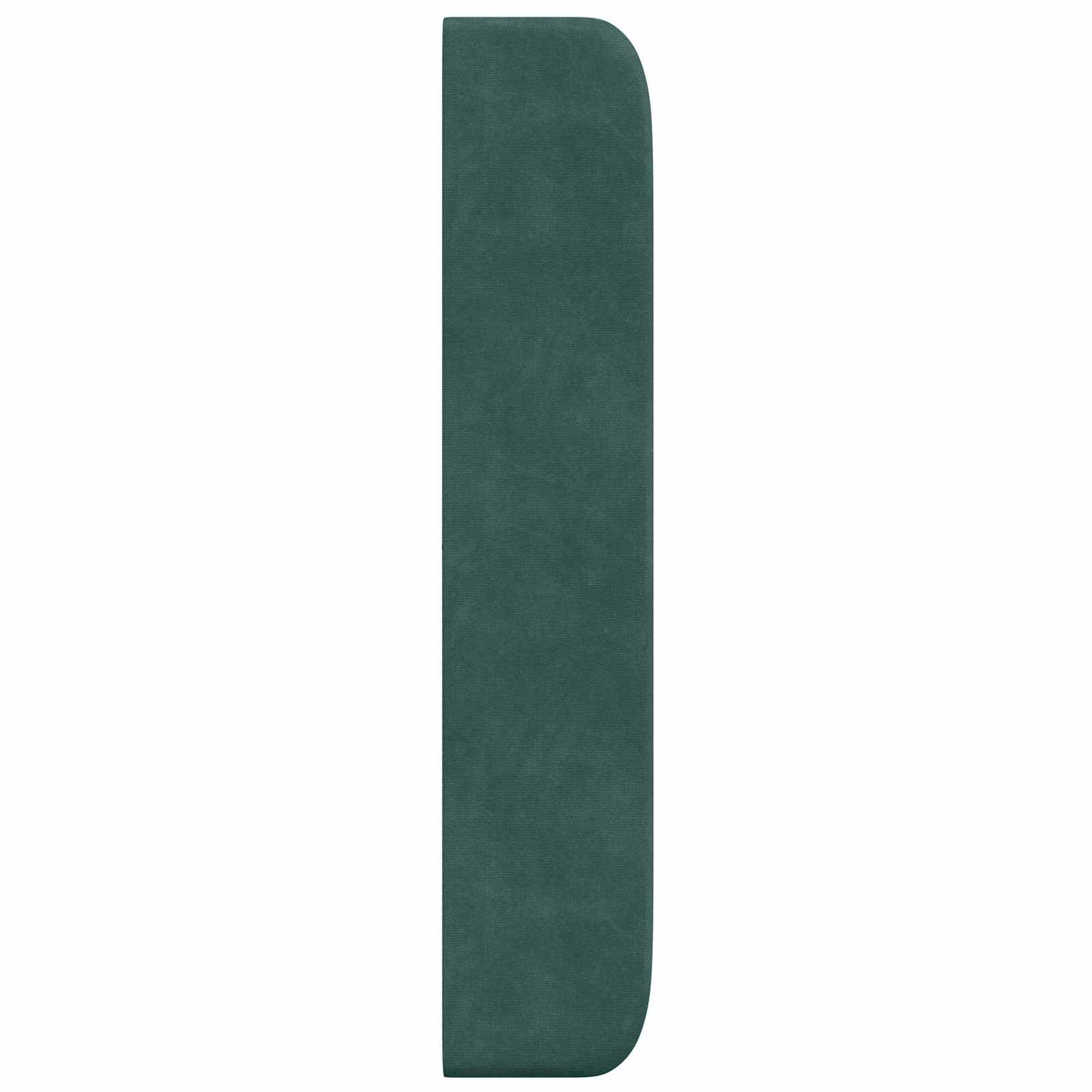 Uši Čela Postele Zelená 80 X 16 X 4 Cm Samet