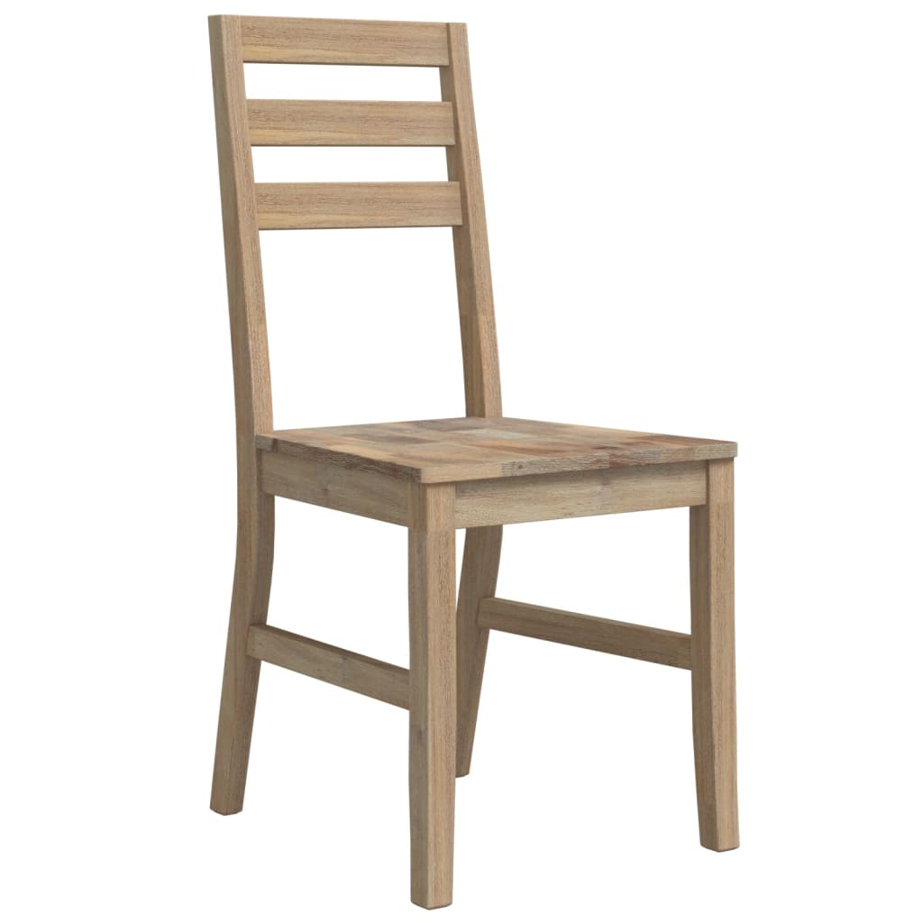 7Dílný Jídelní Set Masivní Akáciové Dřevo