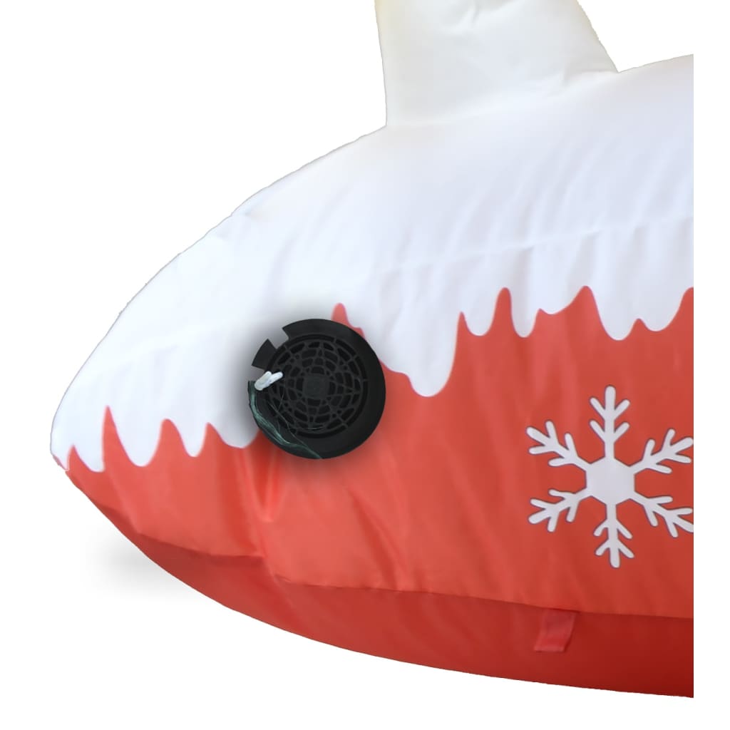 Vánoční Nafukovací Santa A Sobi S Led Diodami