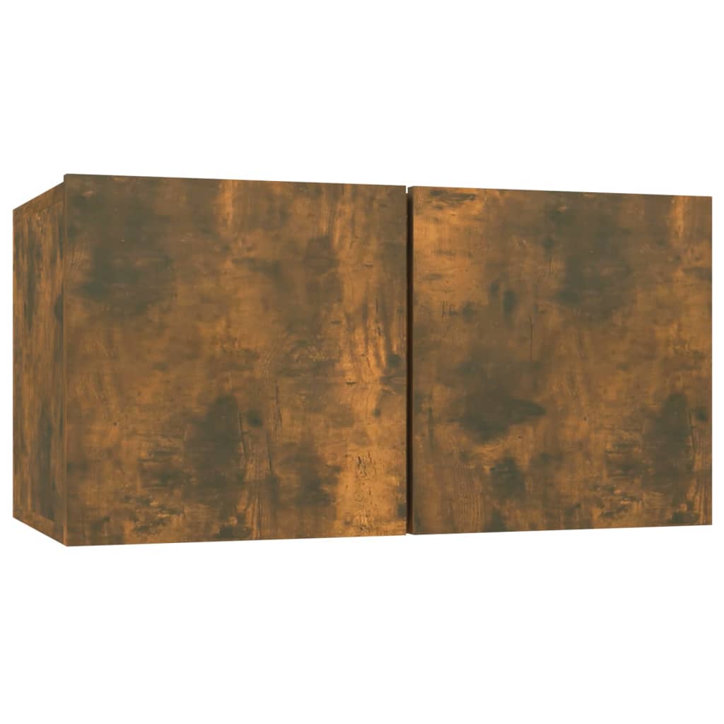 Tv Skříňky 8 Ks Kouřový Dub 60 X 30 X 30 Cm Kompozitní Dřevo