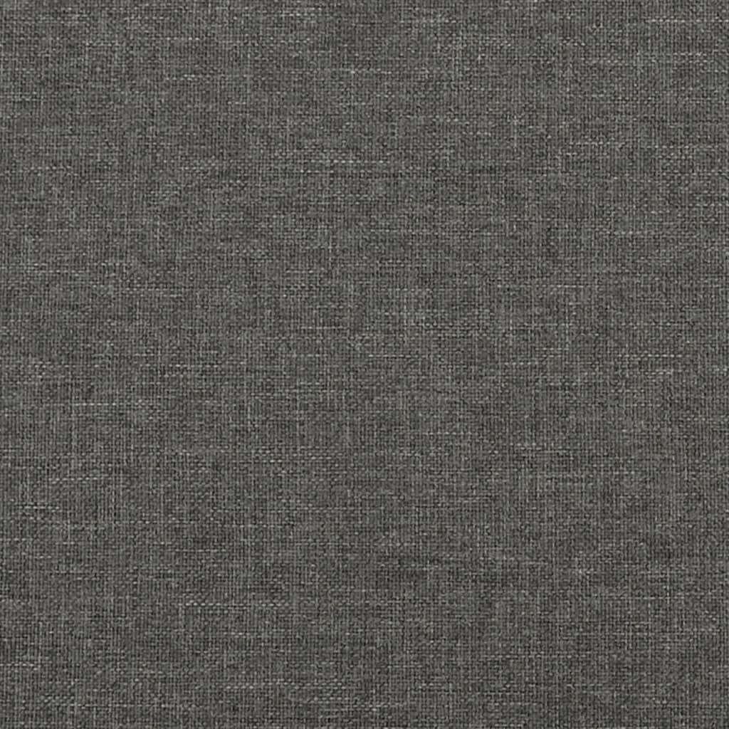 Taštičková Matrace Střední Tvrdost Tmavě Šedá 152 X 203 X 20 Cm Textil