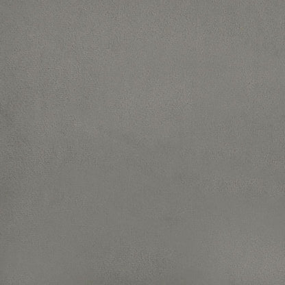 Taštičková Matrace Střední Tvrdost Světle Šedá 193 X 203 X 20 Cm Samet