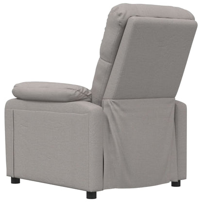 Polohovací Křeslo Taupe Textil
