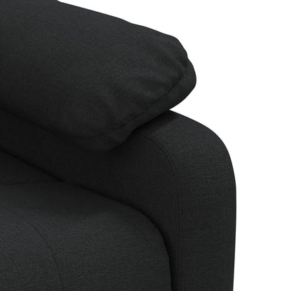 Masážní Křeslo Černé Textil