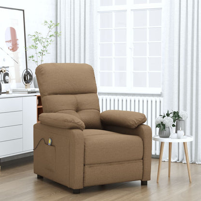 Masážní Křeslo Černé Textil