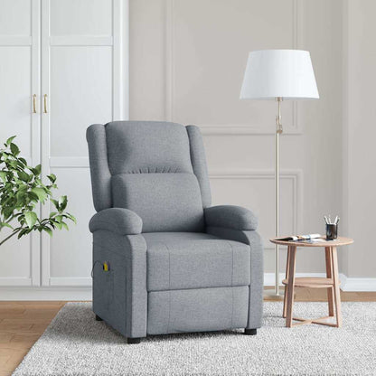 Masážní Křeslo Hnědé Textil