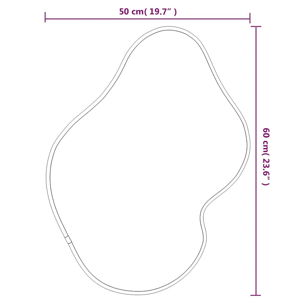 Nástěnné Zrcadlo Stříbrné