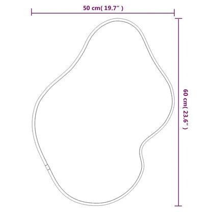 Nástěnné Zrcadlo Stříbrné