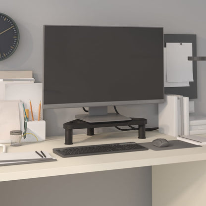 Rohový Stojan Na Monitor Černý 49 X 28 X 10,5 Cm