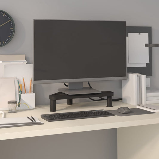 Rohový Stojan Na Monitor Černý 49 X 28 X 10,5 Cm