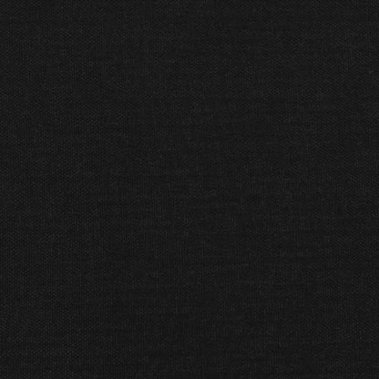 Rám Postele Bez Matrace Černý Textil Černá