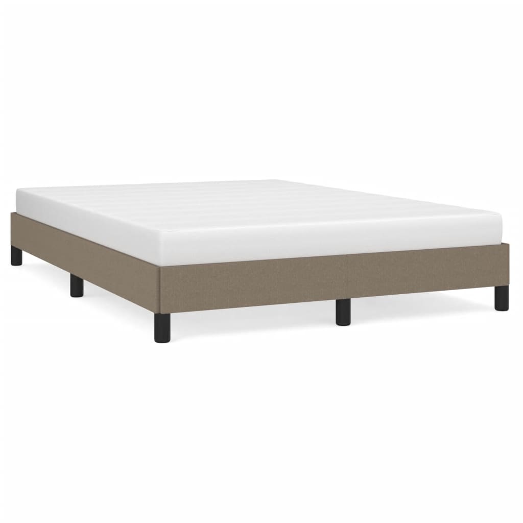 Rám Postele Bez Matrace Textil Taupe