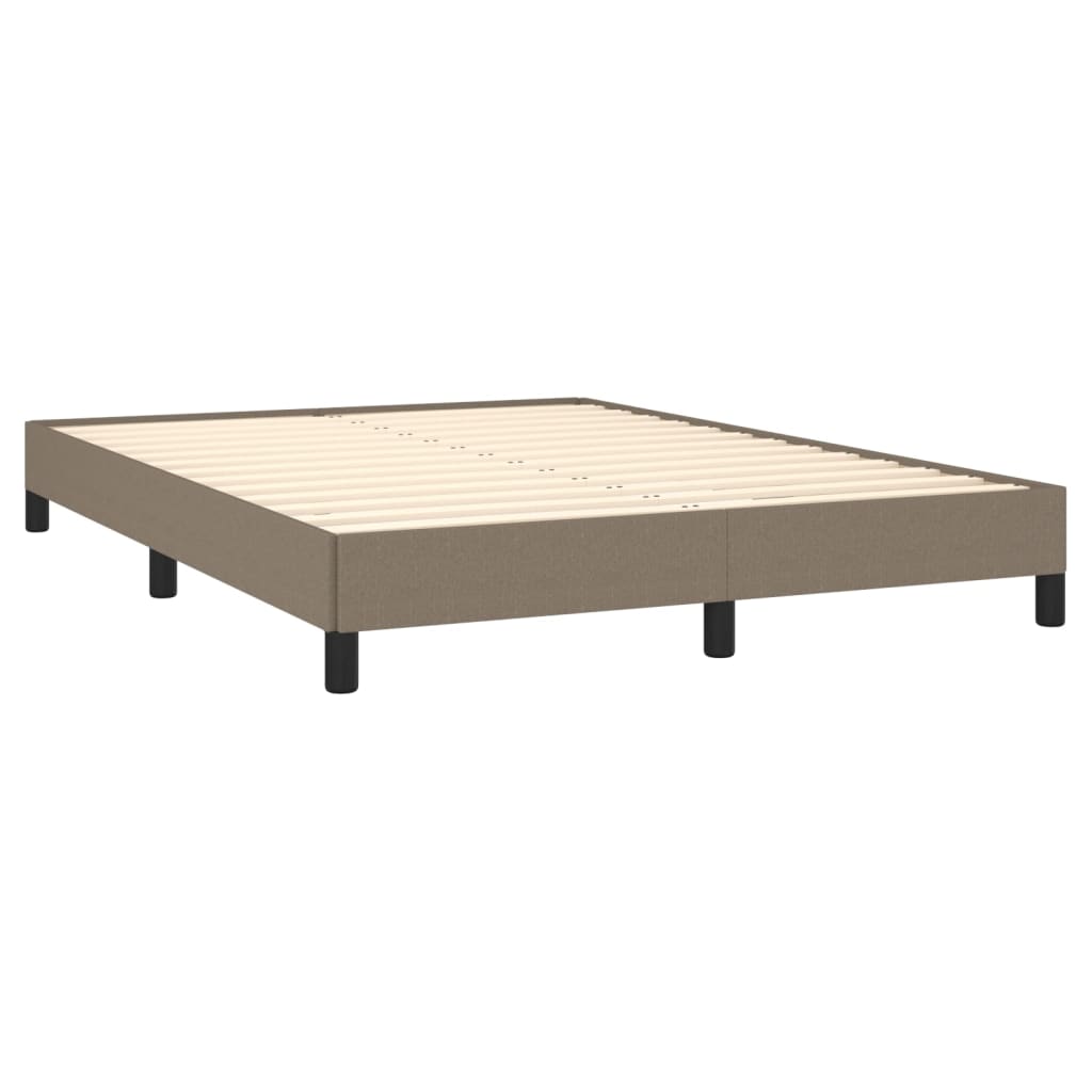 Rám Postele Bez Matrace Textil Taupe