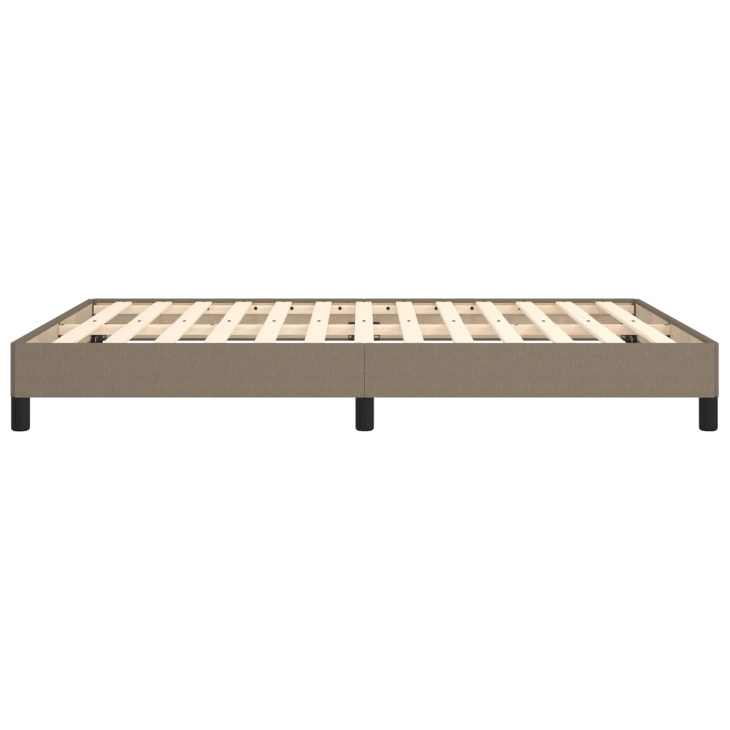 Rám Postele Bez Matrace Textil Taupe