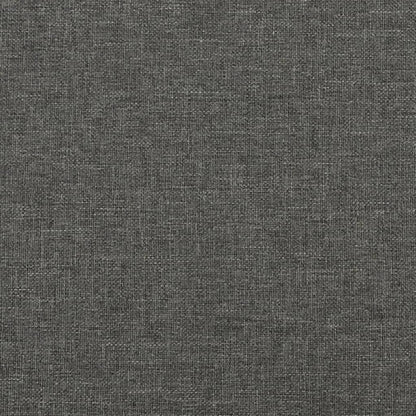 Rám Postele Bez Matrace Tmavě Šedý Textil Tmavě Šedá