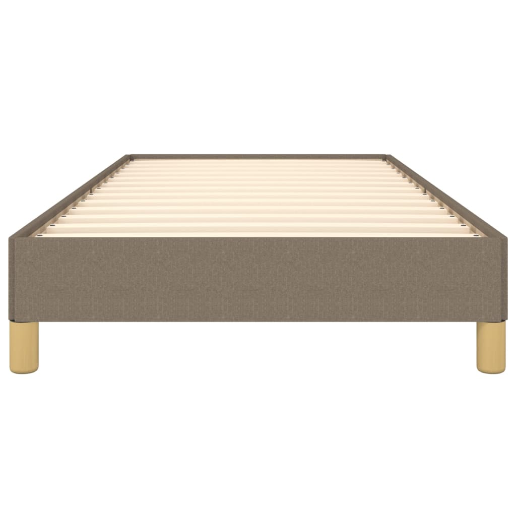 Rám Postele Bez Matrací Textil Taupe